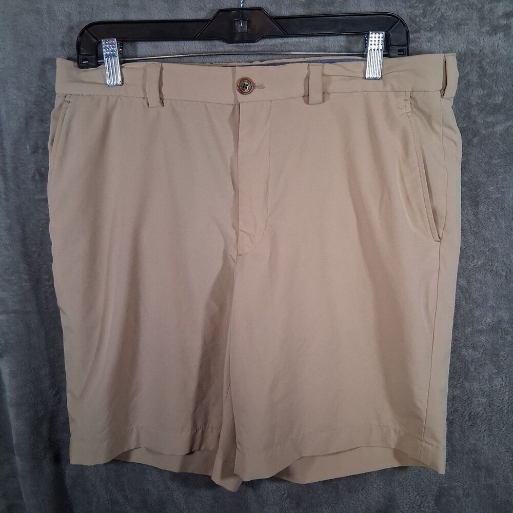 Brooks Brothers Golden Fleece‎ Shorts Size 34 Breathable Chino Golf Style Cream